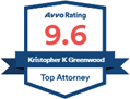Avvo Rating | 9.6 | Kristopher K. Greenwood | Top Attorney
