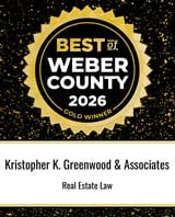 Best Of Weber County 2026 Kristopher K. Greenwood & Associates Real Estate Law